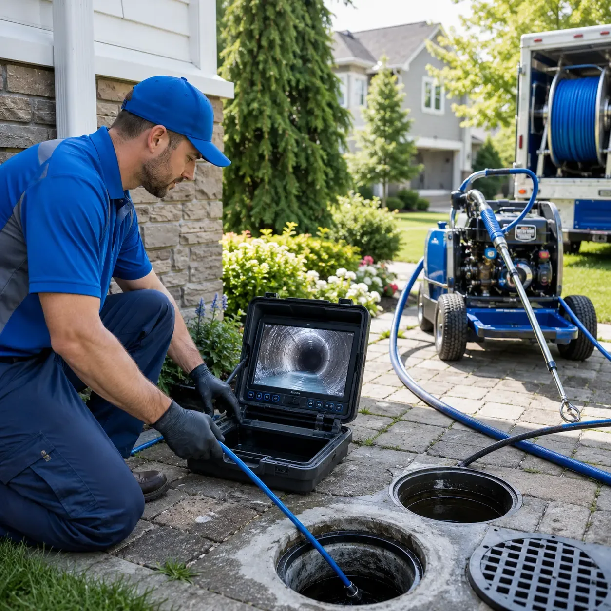 Outdoor drain cleaning professionals serving Marcus Hook, PA
