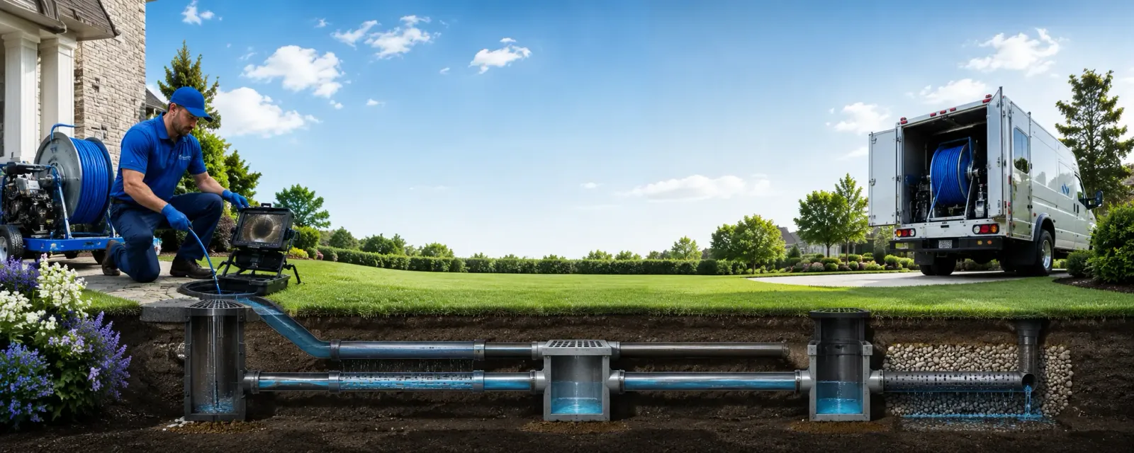 Outdoor drain cleaning information for Marcus Hook, PA